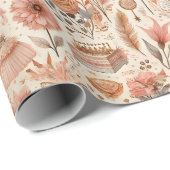 Boho 1e verjaardag cadeaupapier (Rol Hoek)