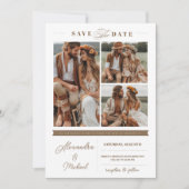 Boho 3 foto's Sla de datum op Kaart (Voorkant)