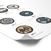 Boho 7 jours de création poster (Coin)