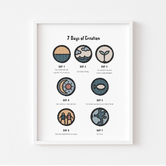 Boho 7 jours de création poster