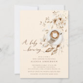 Boho a Baby brouwt Baby shower Kaart (Voorkant)