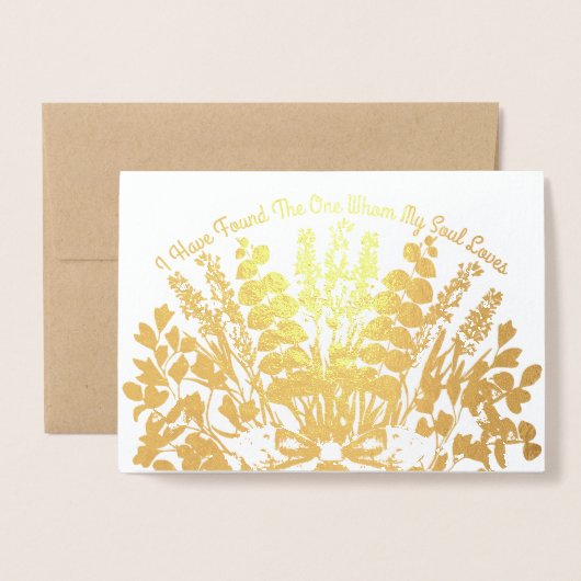 Boho a trouvé celui que j'aime Faire-part de maria (Devant avec enveloppe)