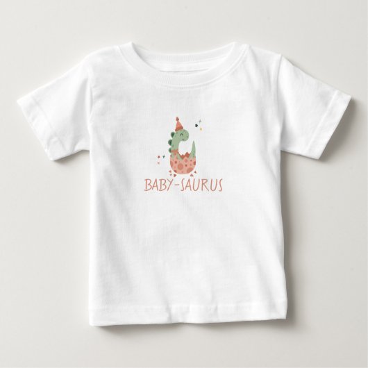 BOHO Aangepaste naam Groene Dino Baby Bijpassende  (Voorkant)