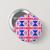 boho-aansluiting ronde button 5,7 cm (Voorkant /achterkant)