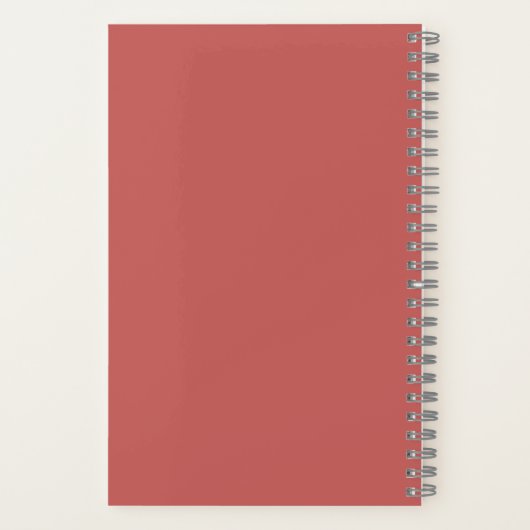 Boho Aardbei Coquette Bloemen Girly Roze Notitieboek (Achterkant)