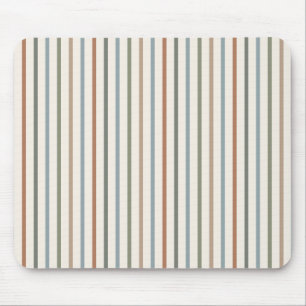 Boho Aardetoon Verticale Strepen Minimalistisch Pa Muismat