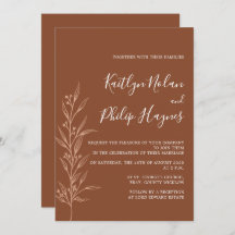 Boho aardse botanische elegante ivoor