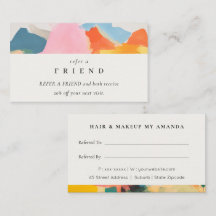 Boho Abstract Berglandschap Verwijs Een Vriend