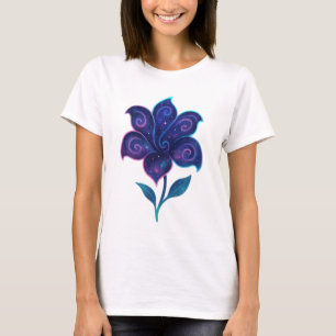 Boho Abstract Flower Shirt – Aesthetic Floral Gala
