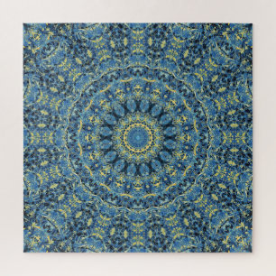Boho Abstract Groovy Van Gogh Sterrennacht Mandala Legpuzzel