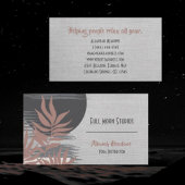 Boho Abstract Healing and Meditation Visitekaartje