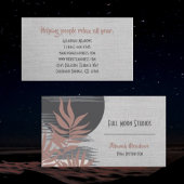 Boho Abstract Healing and Meditation Visitekaartje