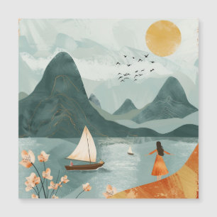 Boho Abstract landschap (11)