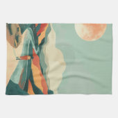 Boho Abstract landschap (14) Theedoek (Horizontaal)
