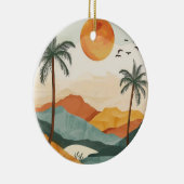 Boho Abstract landschap (16) Keramisch Ornament (Rechts)