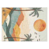 Boho Abstract landschap (16) Tafelkleed (Voorkant (Horizontaal))