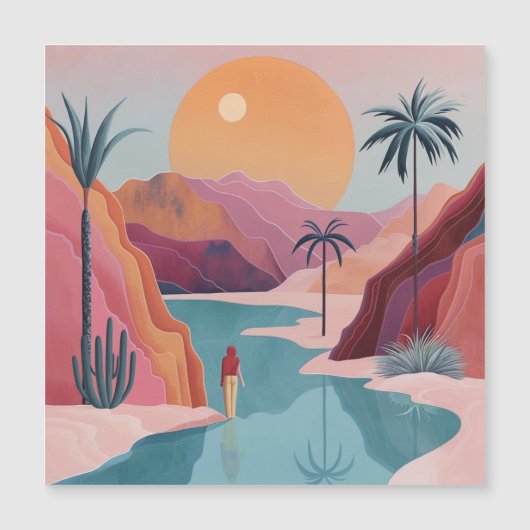 Boho Abstract landschap (18) (Voorkant)