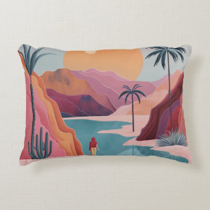 Boho Abstract landschap (18) Accent Kussen