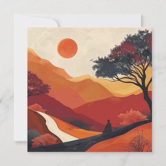 Boho Abstract landschap (19) (Voorkant)