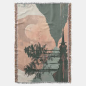 Boho Abstract landschap (1) Deken (Voorkant Verticaal)