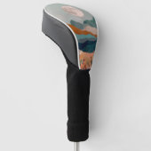 Boho Abstract landschap (21) Golfheadcover (Schuin)