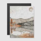 Boho Abstract landschap (3) (Voorkant / Achterkant)