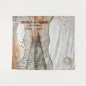 Boho Abstract landschap (3) Wandkleed (Voorkant (horizontaal))
