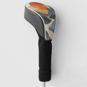 Boho Abstract landschap (5) Golfheadcover (Schuin)