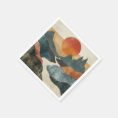 Boho Abstract landschap (5) Servet (Hoek)