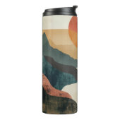 Boho Abstract landschap (5) Thermosbeker (Gedraaid links)