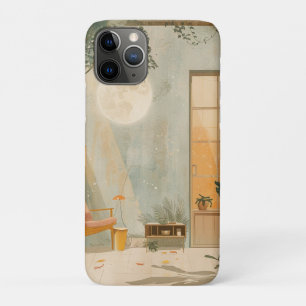 Boho Abstract landschap (6) iPhone 11 Pro Hoesje