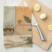 Boho Abstract landschap (6) Theedoek (Quarter Fold)