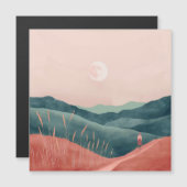 Boho Abstract landschap (7) (Voorkant / Achterkant)