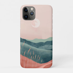 Boho Abstract landschap (7) iPhone 11 Pro Hoesje