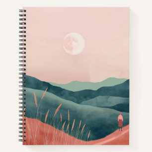 Boho Abstract landschap (7) Notitieboek