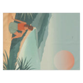 Boho Abstract landschap (9) Tafelkleed (Voorkant (Horizontaal))