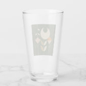 Boho Abstract Lily Glas (Achterkant)