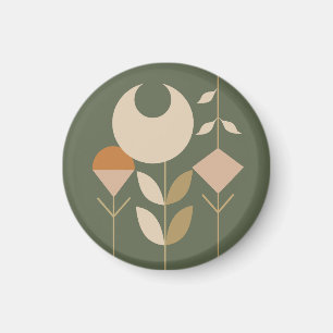 Boho Abstract Lily Magneet