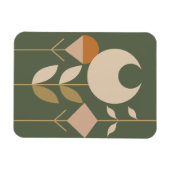 Boho Abstract Lily Magneet (Horizontaal)