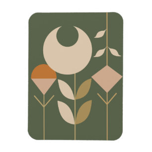 Boho Abstract Lily Magneet