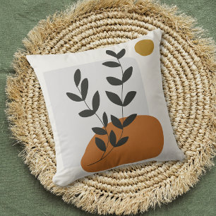 Boho abstract minimalistische herfst thema kussen 