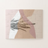 Boho Abstract Modern Succulent Legpuzzel (Horizontaal)