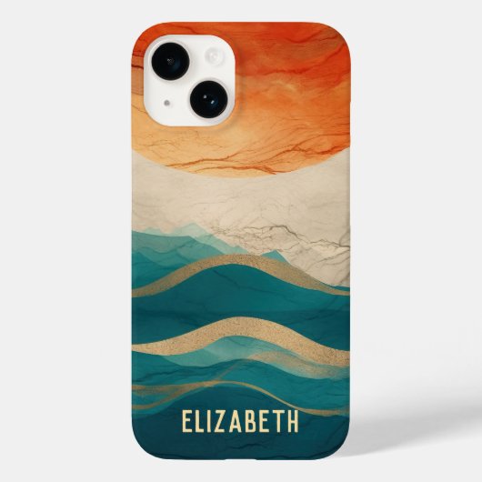 Boho Abstract Pattern Case-Mate iPhone Case (Achterkant)