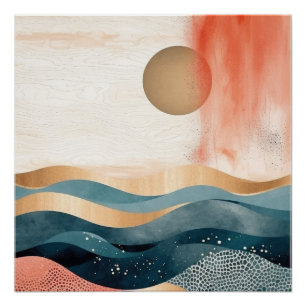 Boho Abstract Perfect Poster