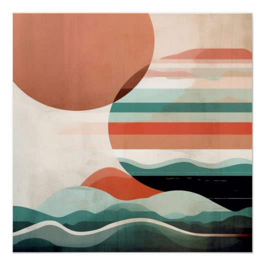 Boho Abstract Perfect Poster (Voorkant)