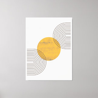 Boho Abstract Wall Art Canvas Afdruk