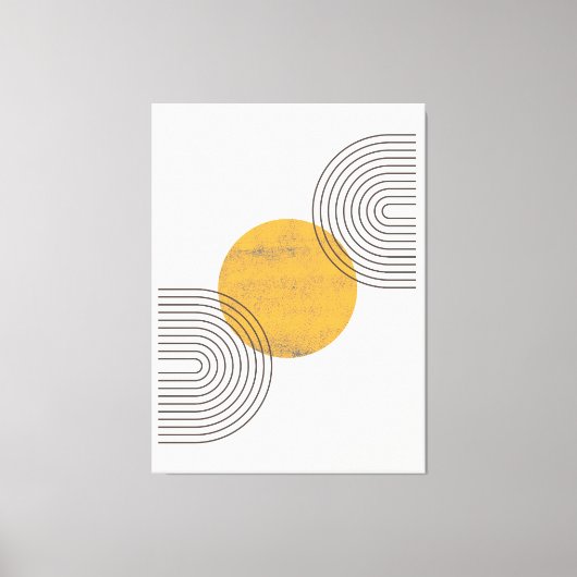 Boho Abstract Wall Art Canvas Afdruk (Voorkant)