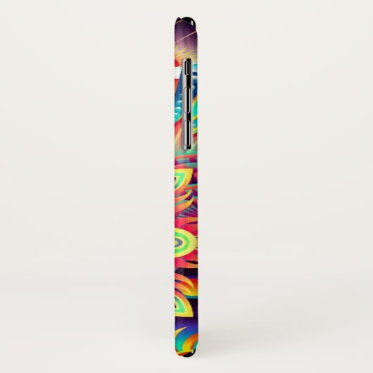 Boho abstracte bloem Case-Mate iPhone case (Achterkant/links)