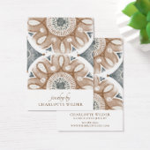 Boho Abstracte cirkels oorbel display Kaart (Bureau)