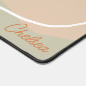 Boho Abstracte esthetische aangepaste naam bureau  Bureaumat (Hoek)